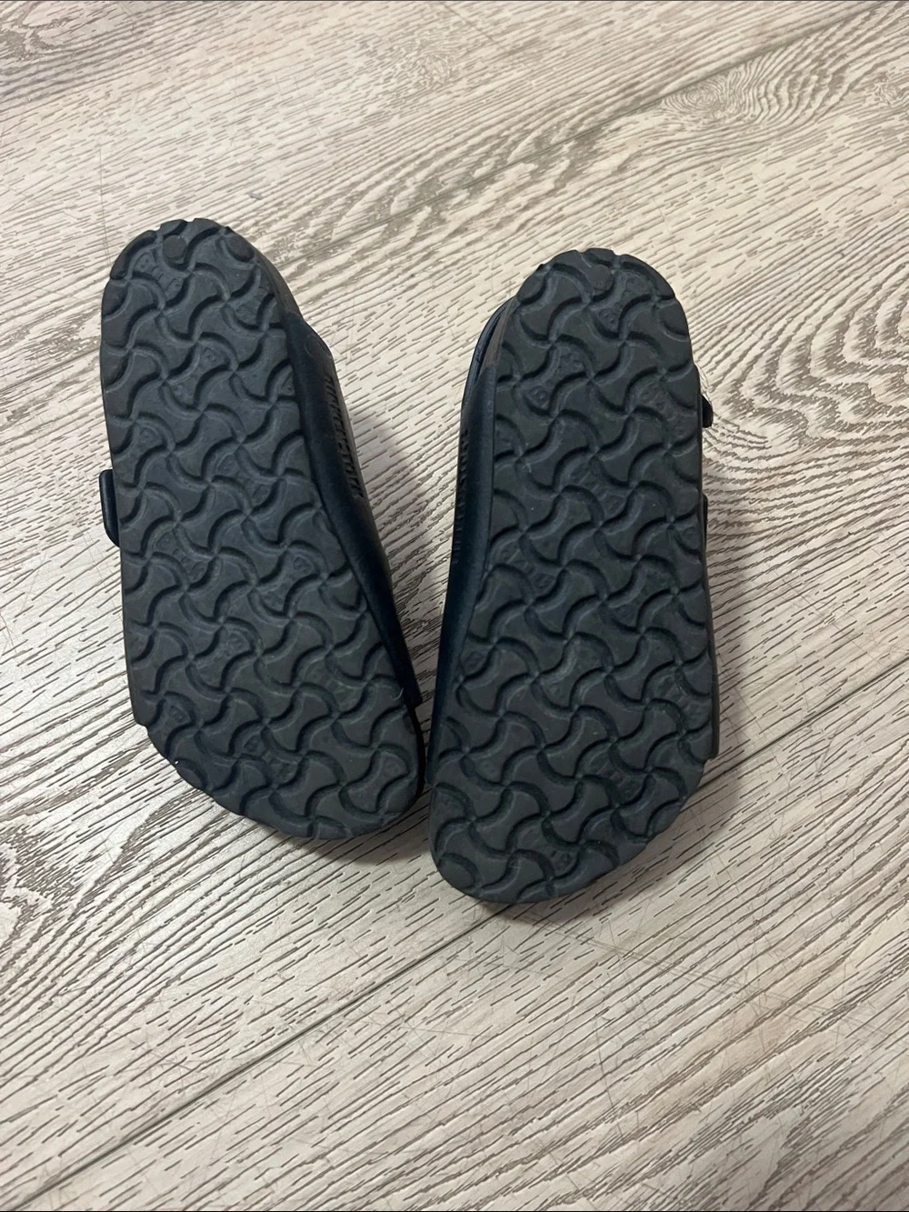 Birkenstock Kids Black Double-Buckle Sandals